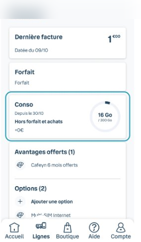 Étape 1 — Accueil — Mon compte